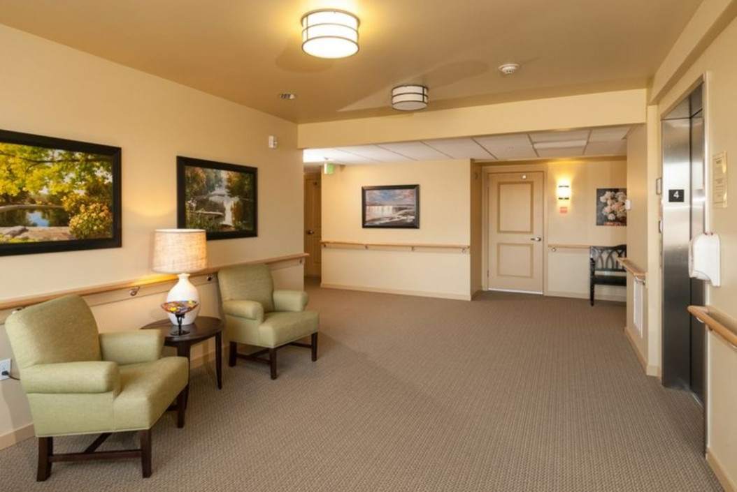 Memory Care Elevator Lobby
